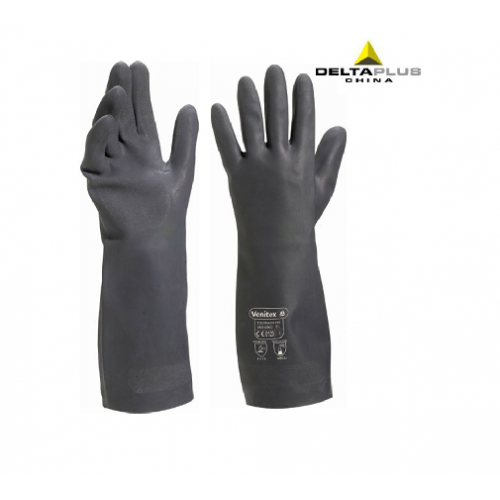 代尔塔 201510 防护手套 、氯丁橡胶高性能防护手套 、耐油耐热
