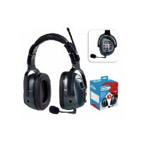 代尔塔 103013多功能电子耳罩 对讲机 防噪音耳塞耳罩特种作业