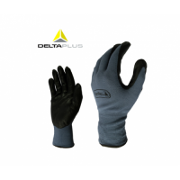 代尔塔201800 双层防水PU涂层针织手套精细操作手套工作手套