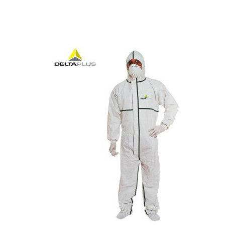 代尔塔406012防护服 防尘防化静电连体服 实验室防禽流感防护服