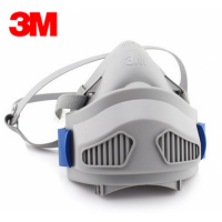 3M7771 3M7772半面罩防尘面具硅胶材质防尘面具