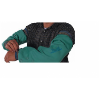 威特仕33-7416 绿色防火阻燃手袖 电焊焊接烧焊手部防护袖套