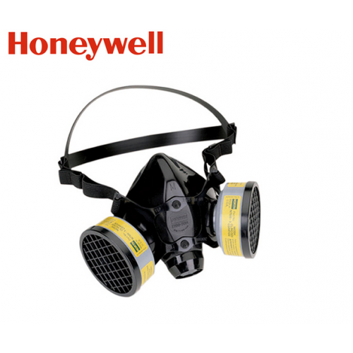 霍尼韦尔770030系列半面罩主体双滤盒硅胶工业防毒面具