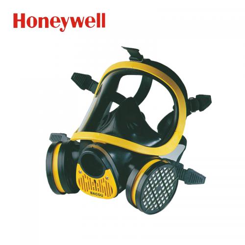 霍尼韦尔EPDM系列1710641 黄色进口双滤盒防烟防尘综合防毒面具